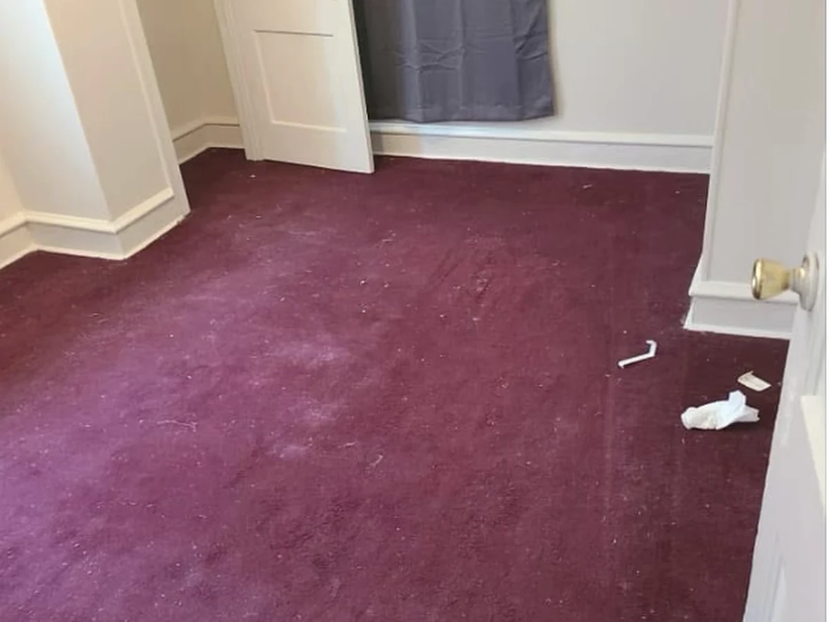 Carpet before cleaning