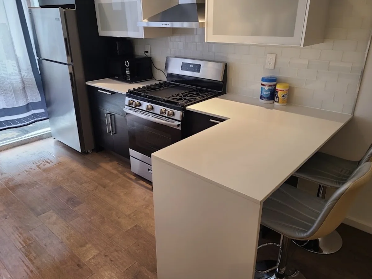 Clean kitchen after service